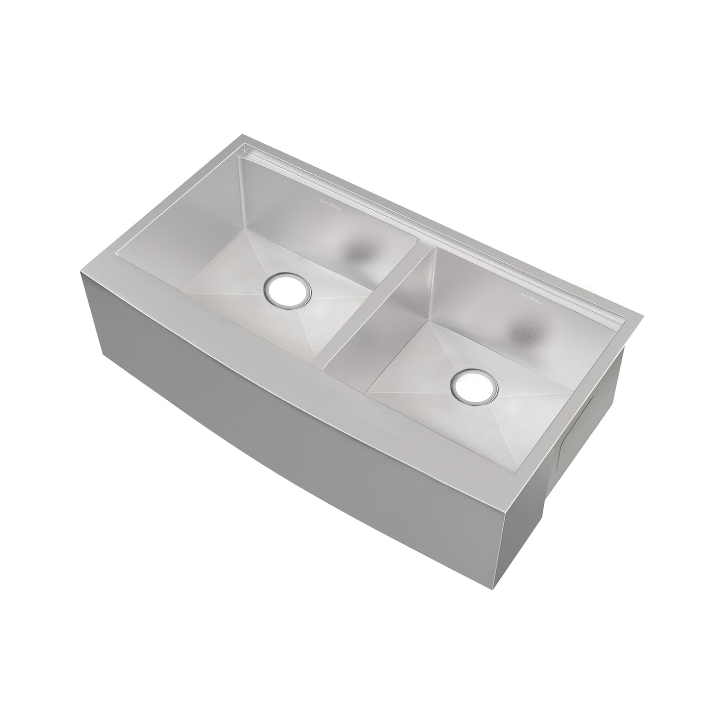 Rivage 36 x 22 Dual Basin Apron Kitchen Workstation Sink