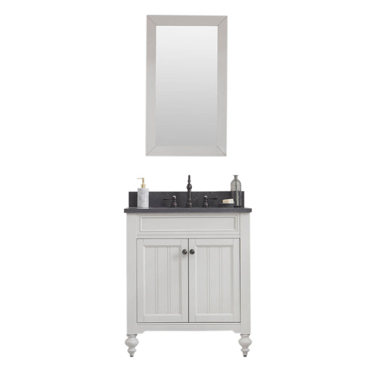 Potenza 30" Bathroom Vanity in Earl Grey with Blue Limestone Top set