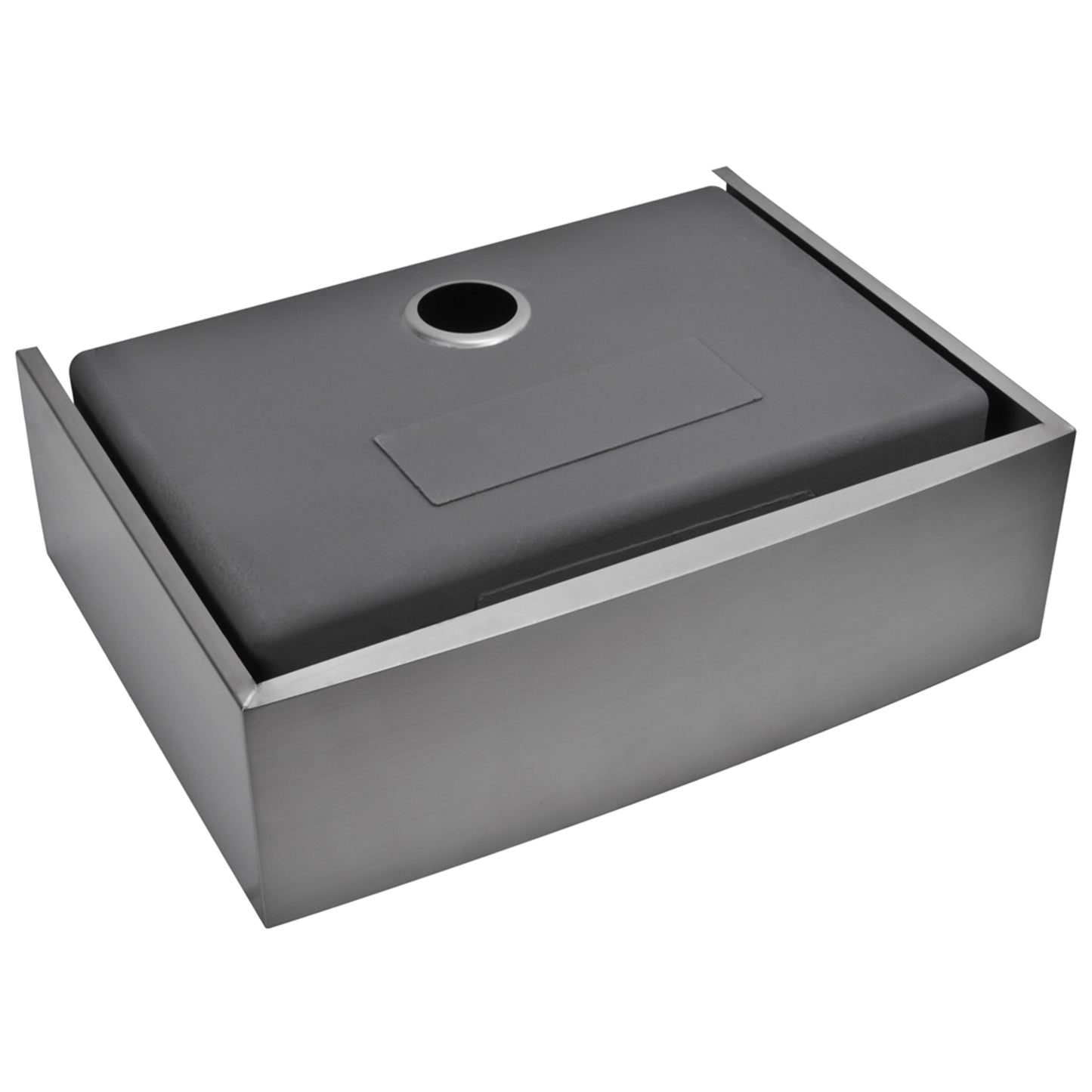30 Inch X 22 Single Bowl Kitchen Sink With Drain, Strainer, And Bottom Grid