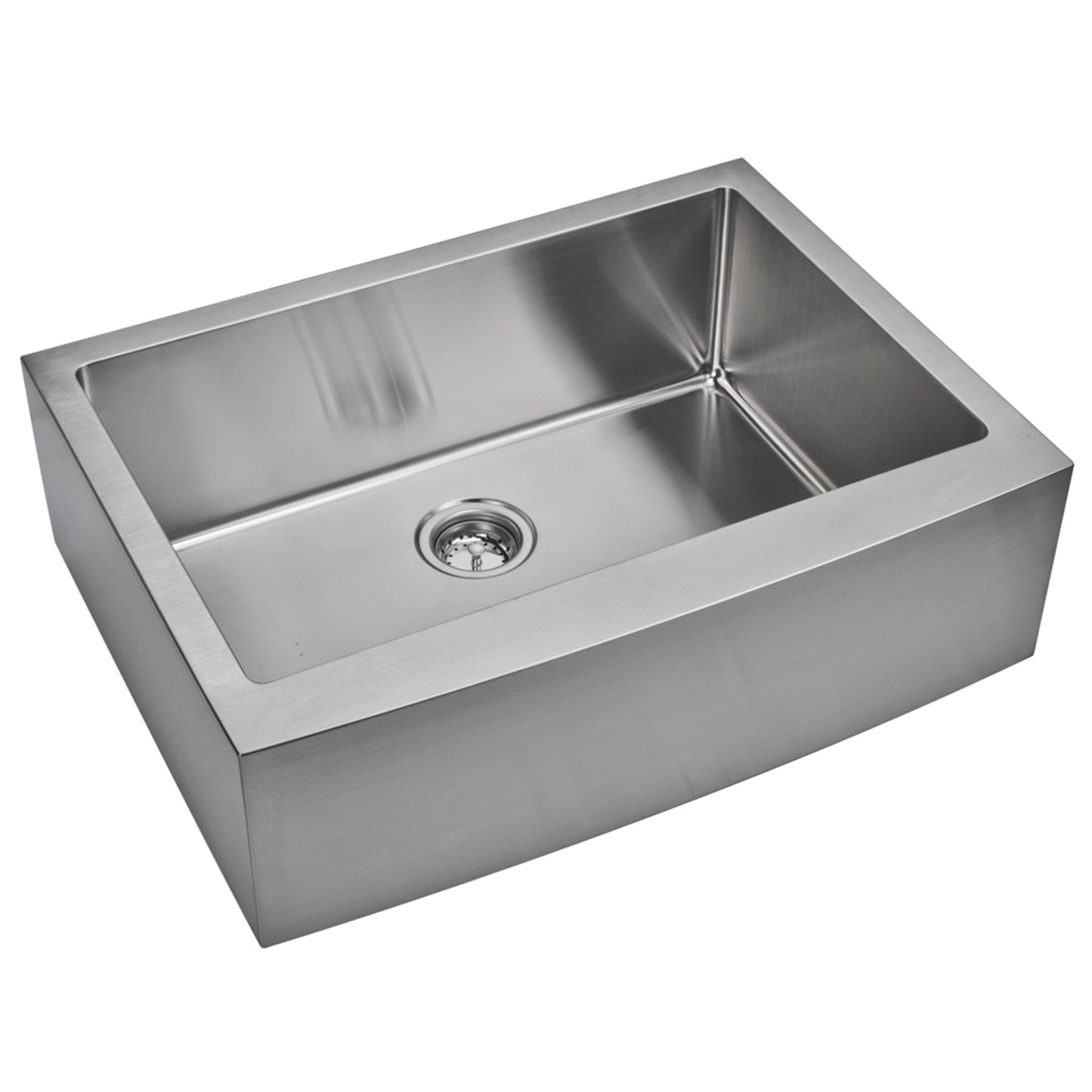 30 Inch X 22 Single Bowl Kitchen Sink With Drain, Strainer, And Bottom Grid